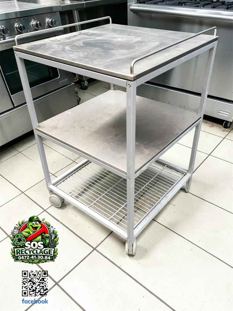 Chariot dessertes eureka inox, Bricolage & Construction, Chariots de transport, Enlèvement, Comme neuf