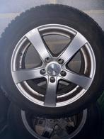 Jantes avec pneus 205/55/16, Autos : Pièces & Accessoires, Pneus & Jantes, Pneus hiver, 16 pouces, 205 mm, Enlèvement