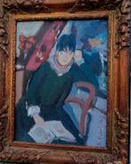 Rik Wouters "" Vrouwenportret "" olieverf op paneel, Envoi