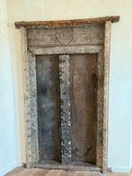 Authentieke handgesneden houten deur uit Zanzibar, Antiek en Kunst, Ophalen