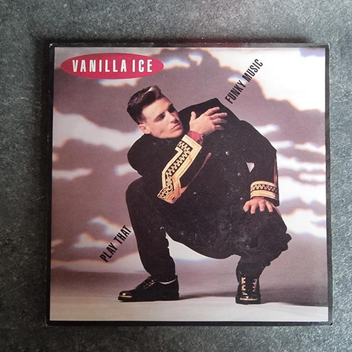 7" Vanilla Ice - Play that funky music, Cd's en Dvd's, Vinyl Singles, Gebruikt, Single, Pop, 7 inch, Ophalen of Verzenden