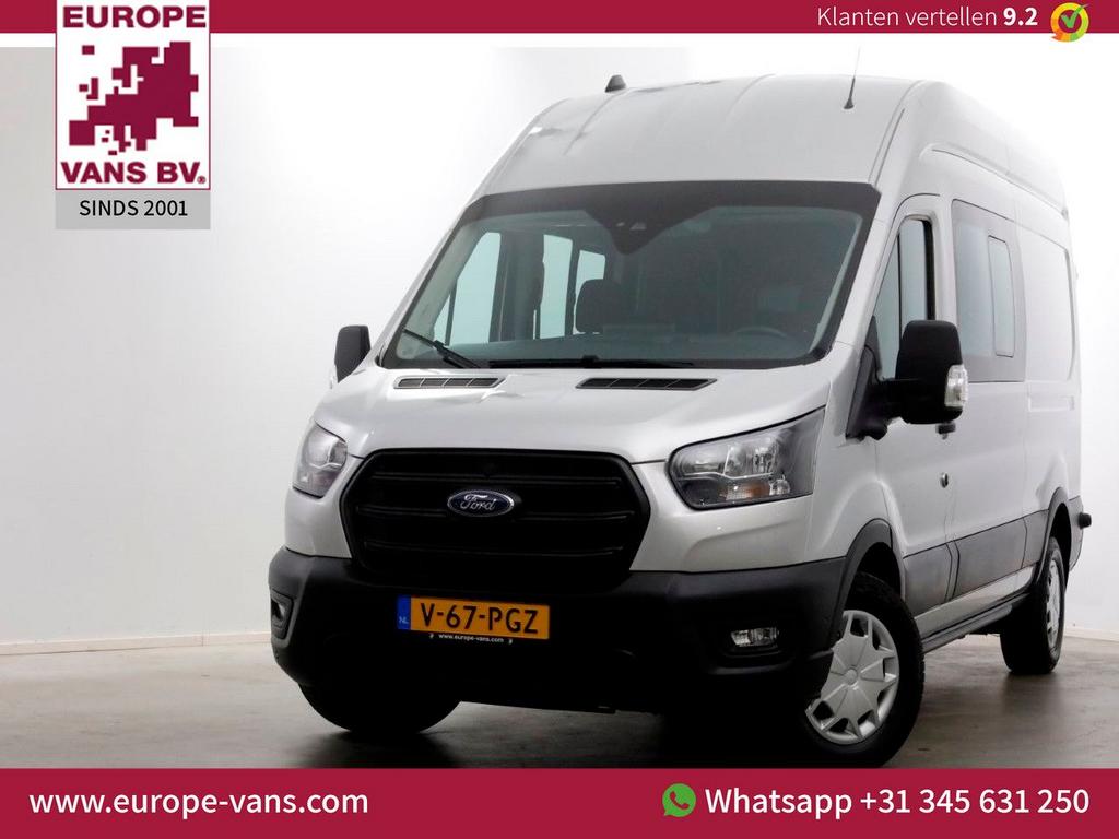 Ford Transit 330 2.0 TDCI 130pk L3H3 D.C. Trend ACC/Airco/Na, Auto's, Parkeersensor, Bedrijf, Ford, 229 g/km