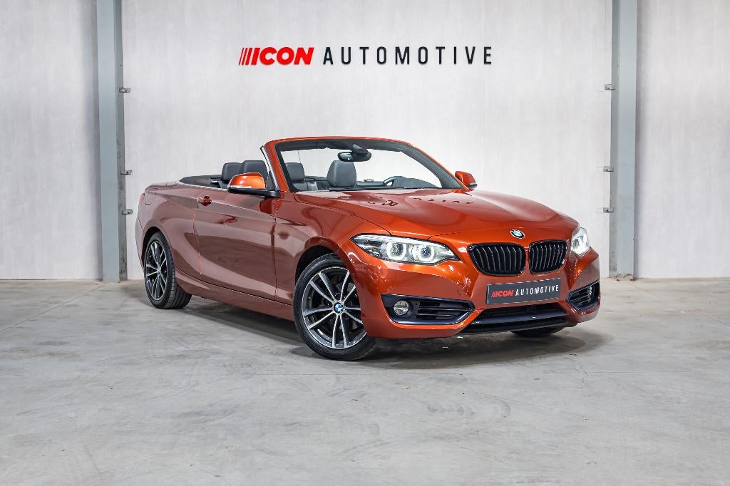 BMW 218 CABRIO | SUNSET ORANGE | HARMAN KARDON HIFI, Auto's, BMW, Automaat, 4 zetels, 143 kW, 3 cilinders