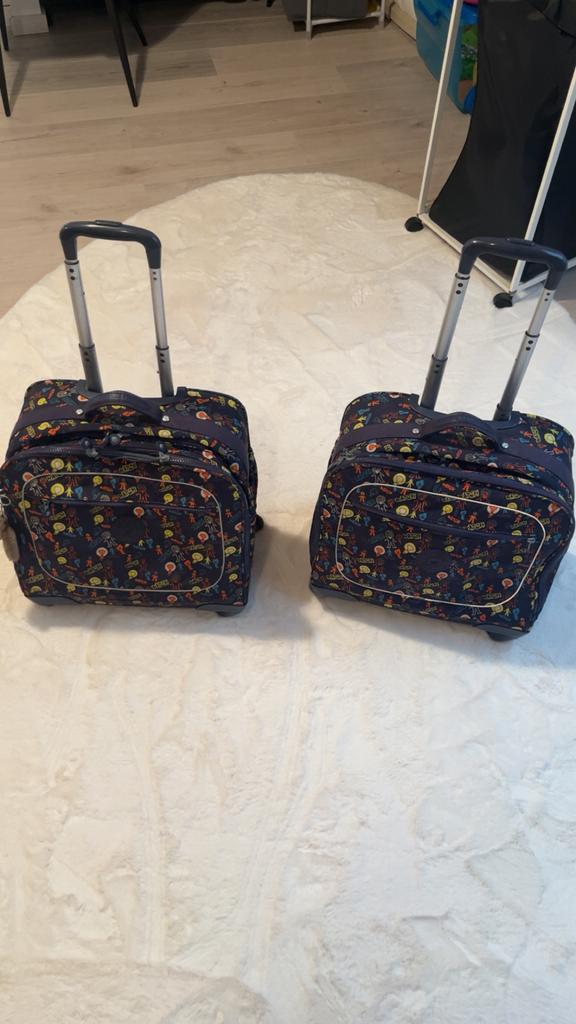 Kipling boekentas, 30 cm of meer, Gebruikt, Overige kleuren, Minder dan 40 cm