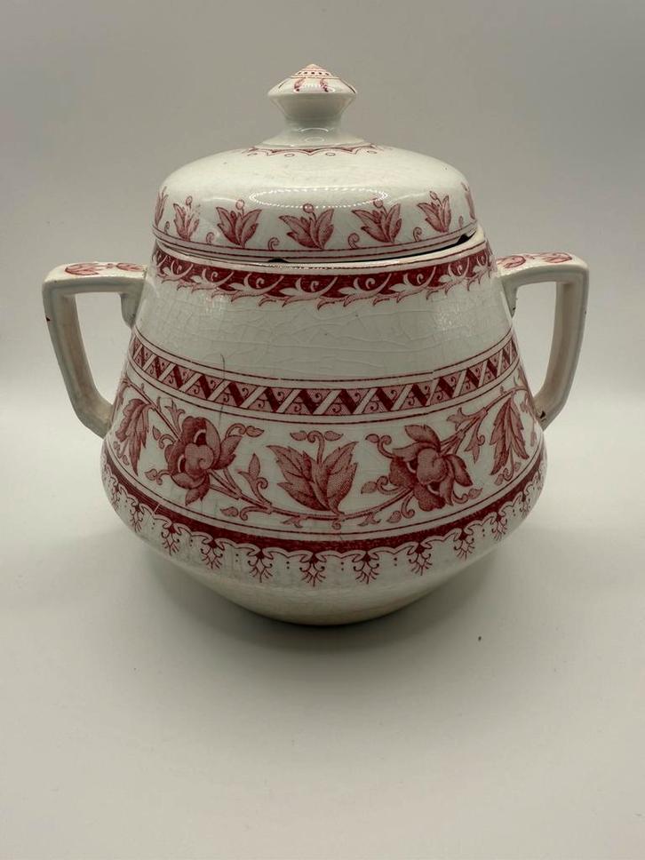 Bonbonnière ancienne Sarreguemines vintage, Antiquités & Art, Antiquités | Services (vaisselle) pièces, Enlèvement ou Envoi