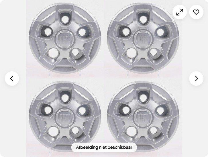 Kit de couvre-jantes Fiat Ducato, petit modèle, Autos : Divers, Enjoliveurs, Neuf, Enlèvement ou Envoi