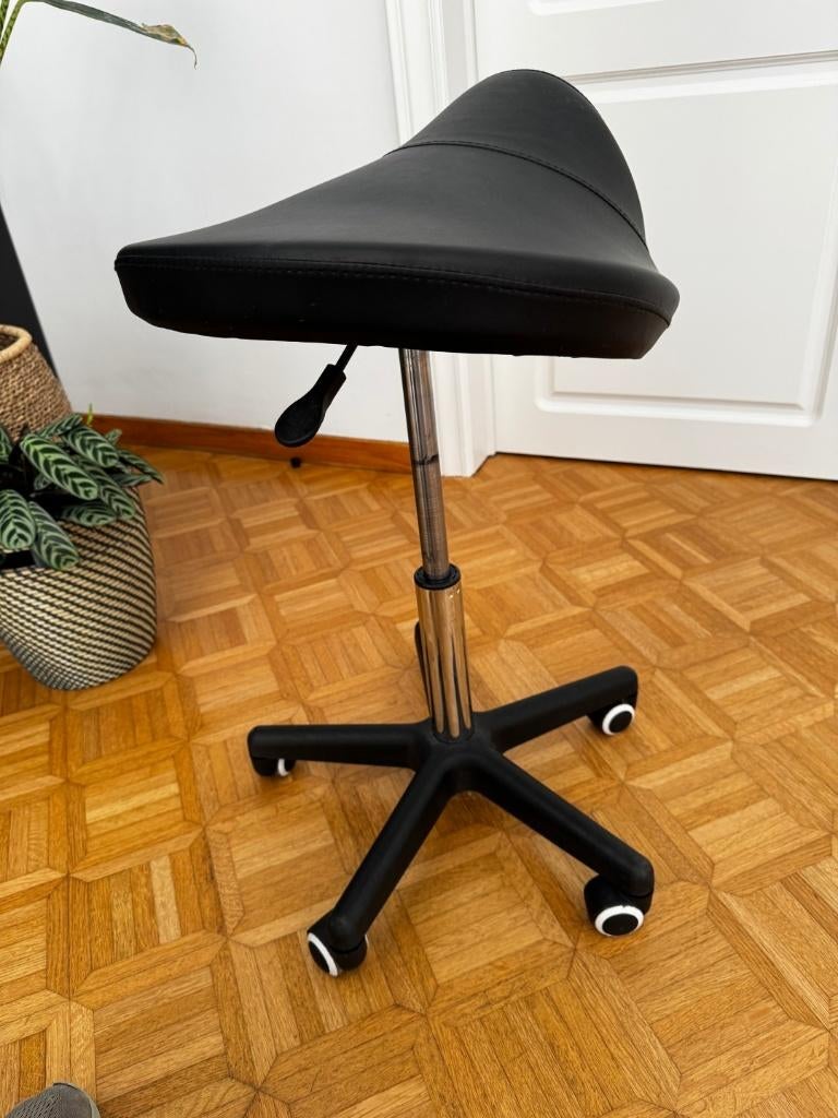 Tabouret selle de cheval, Maison & Meubles, Chaises de bureau, Tabouret de bureau, Comme neuf, Enlèvement, Ergonomique
