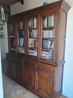 Grande Bibliothèque / Buffet deux corps style Louis Philippe, Avec tiroir(s), 150 à 200 cm, Comme neuf, Enlèvement