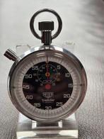 Superbe Chronomètre Heuer Trackstar (Réf. 652.301) – 1971, Comme neuf, Enlèvement, Blanc, Heuer