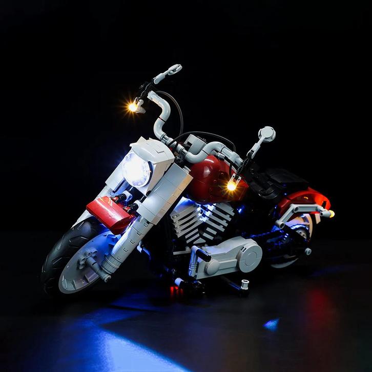 LED Verlichting voor 10269 Harley Davidson Fat Boy Nieuw, Kinderen en Baby's, Speelgoed | Bouwstenen, Nieuw, Overige merken, Ophalen of Verzenden