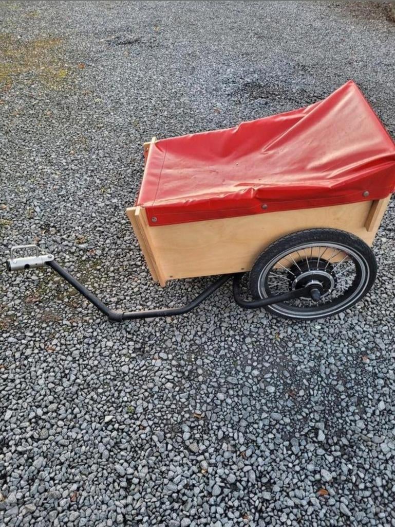 Fiets aanhangwagen  electrisch, Ophalen