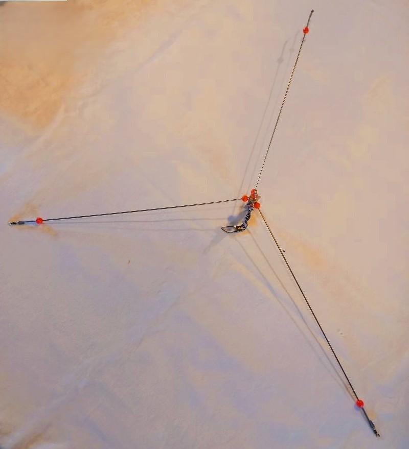 De Paraplu/helikopter onderlijn voor het bootvissen op zee ., Enlèvement ou Envoi, Neuf, Ligne de pêche