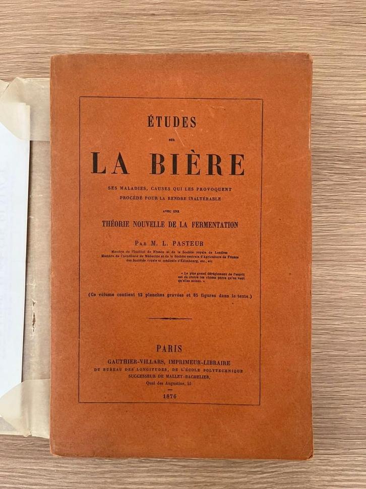 Louis Pasteur- Etudes sur la bière, Livres, Essais, Chroniques & Interviews, Utilisé, Un auteur, Enlèvement