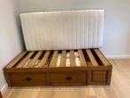Lit en bois, Maison & Meubles, 100 cm, Une personne, Brun, Enlèvement