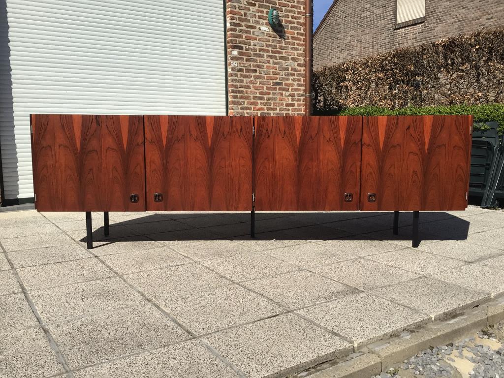 Vintage dressoir palissander jaren 60, Ophalen, Gebruikt