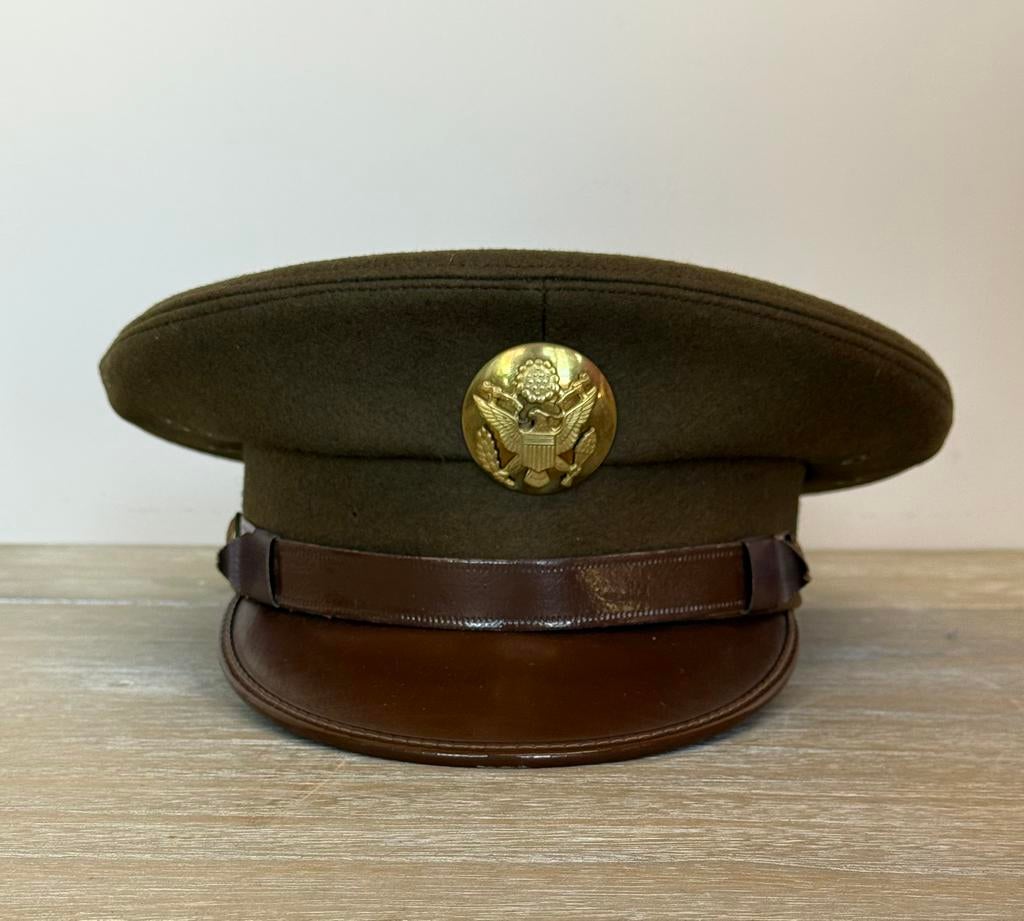 US Enlisted visor wo2, Collections, Objets militaires | Seconde Guerre mondiale, Enlèvement ou Envoi