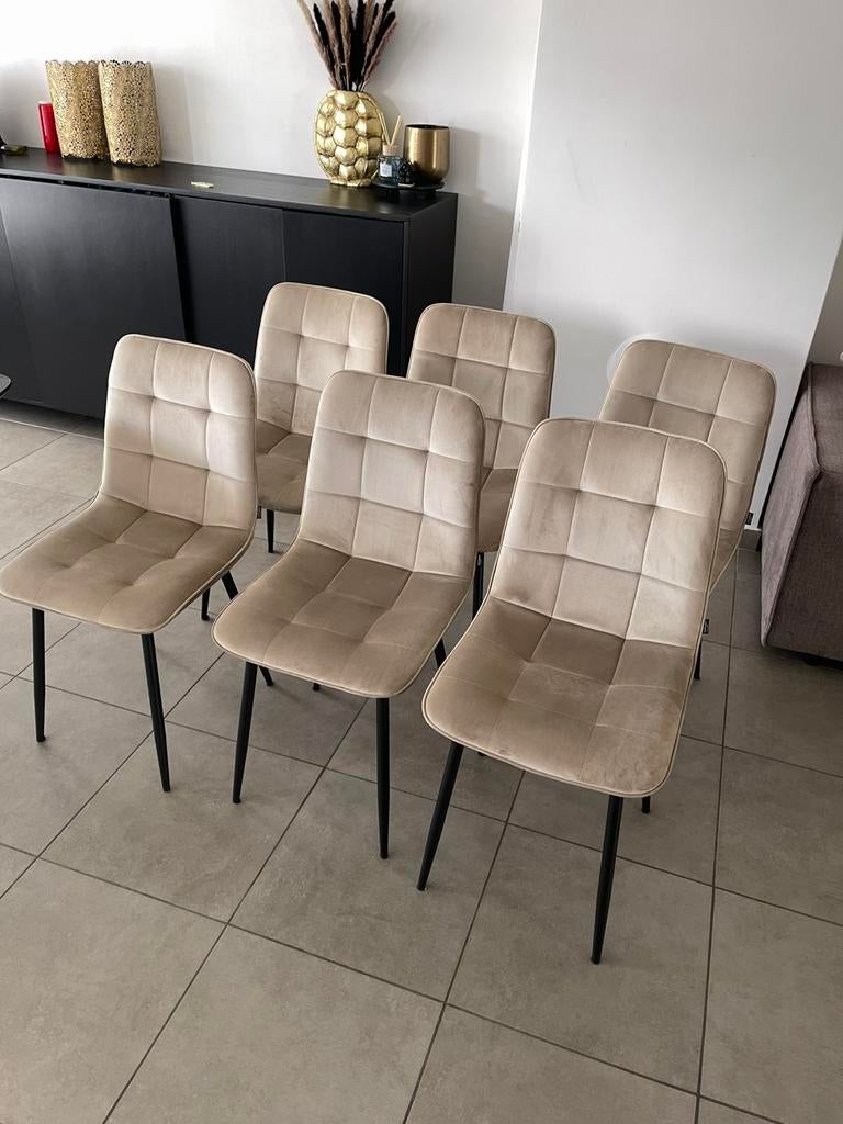 Softbeige stoelen, Ophalen, Zo goed als nieuw