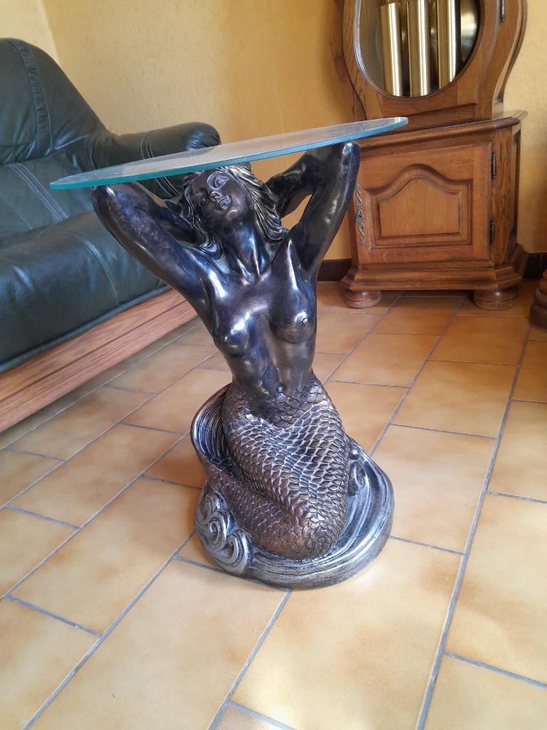 Petite table d'appoint ou salon, Comme neuf, Enlèvement, Verre, Moins de 50 cm