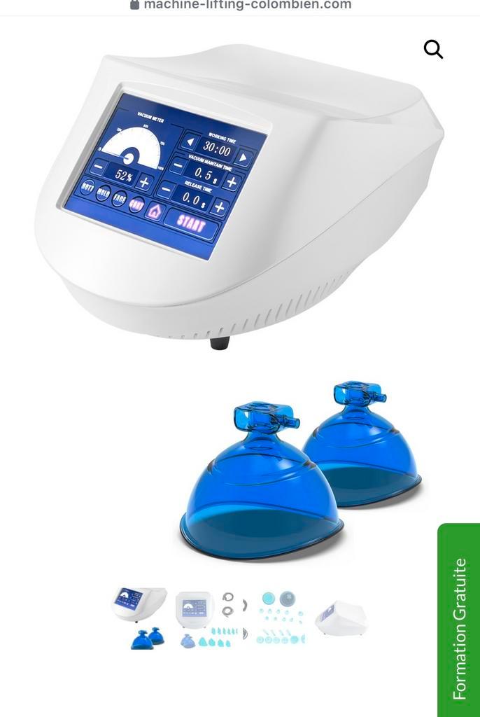 Machine de lifting colombien complète + formation, Sports & Fitness, Produits de massage, Comme neuf, Enlèvement ou Envoi