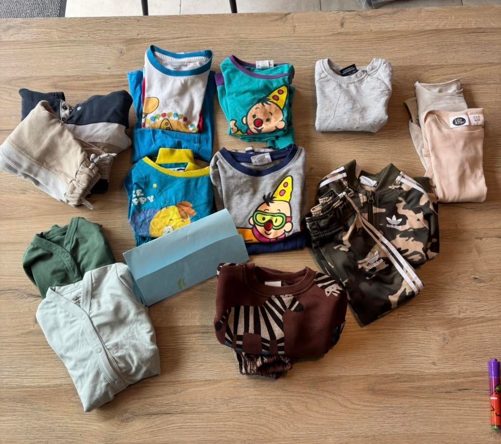 Babykleding maat 62/68 – Adidas + Bumba + bundel, Kinderen en Baby's, Babykleding | Maat 62, Ophalen, Zo goed als nieuw, Jongetje