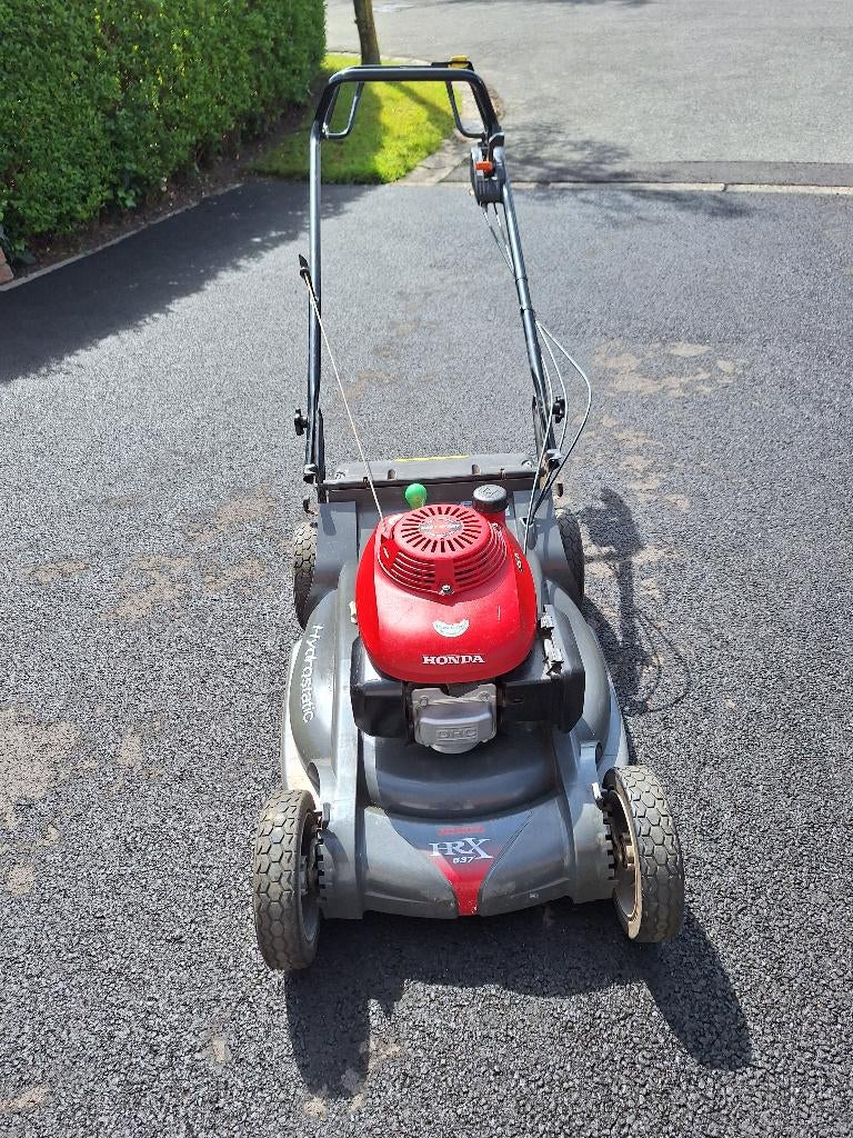 Grasmaaier HONDA hrx537, Tuin en Terras, Grasmaaiers, Ophalen, Honda, Gebruikt, Opvangbak