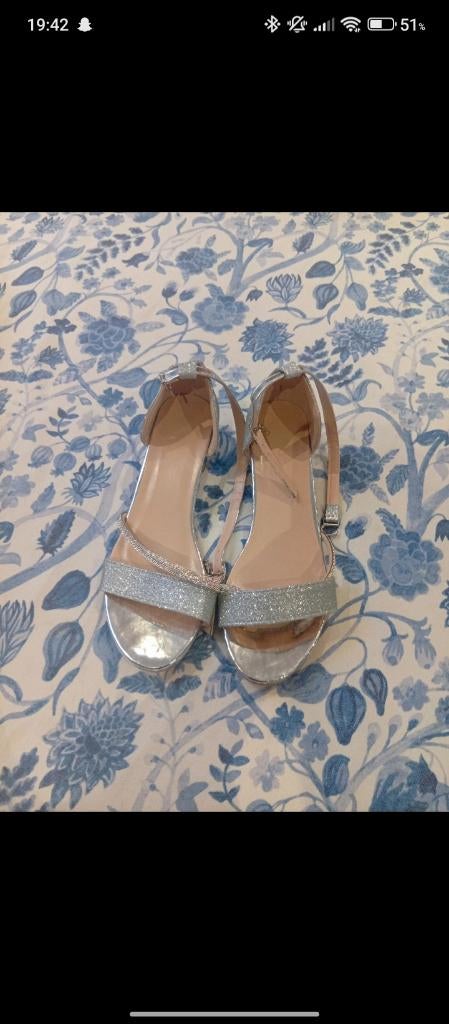Sandalette, Vêtements | Femmes, Chaussures, Gris, Chaussures à haut talons, Comme neuf, SHEIN