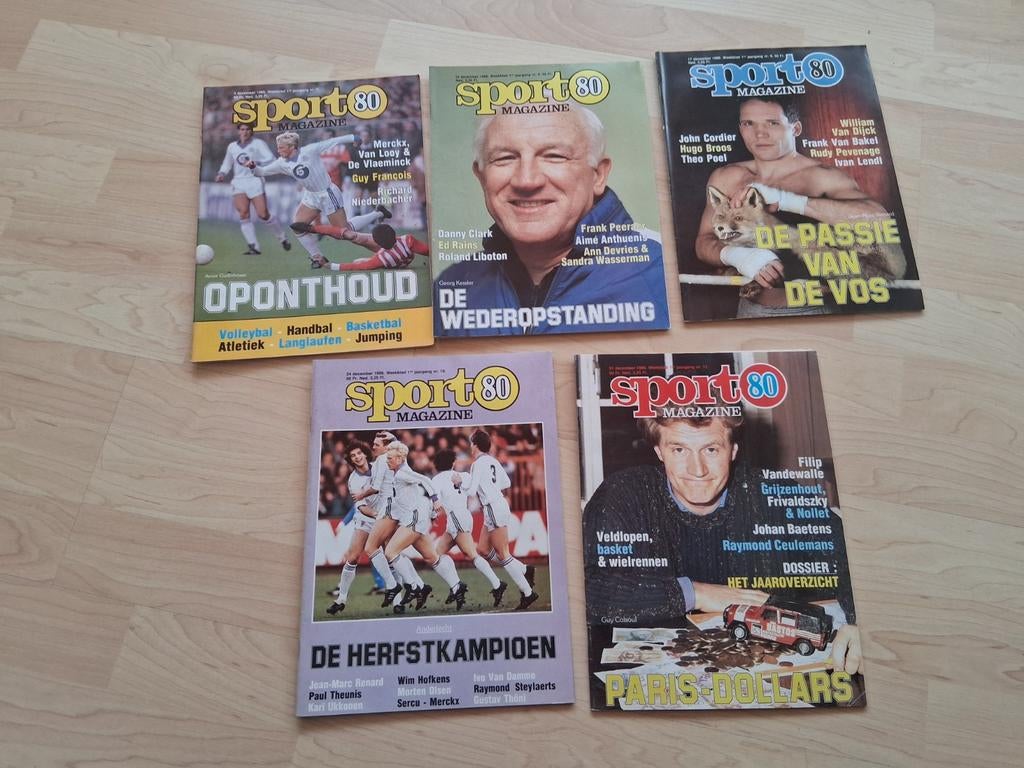 Sport 80 magazine: 1986 (11 magazines), Enlèvement ou Envoi, Comme neuf