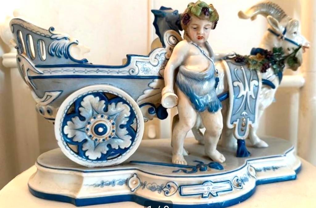 Bacchus, Royal Berlin, 19 eme s, Antiquités & Art, Enlèvement ou Envoi