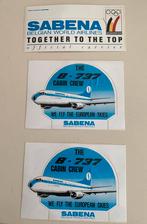 Sabena stickers 3 stuks, Verzamelen, Ophalen, Zo goed als nieuw