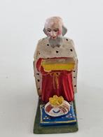 Grulich kerststalbeeldje, Koning Melchior ~ 1900, Antiek en Kunst, Ophalen of Verzenden