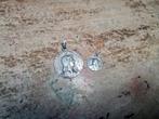 2 oude zilver religieuze hangertjes, Antiek en Kunst, Antiek | Religieuze voorwerpen, Ophalen