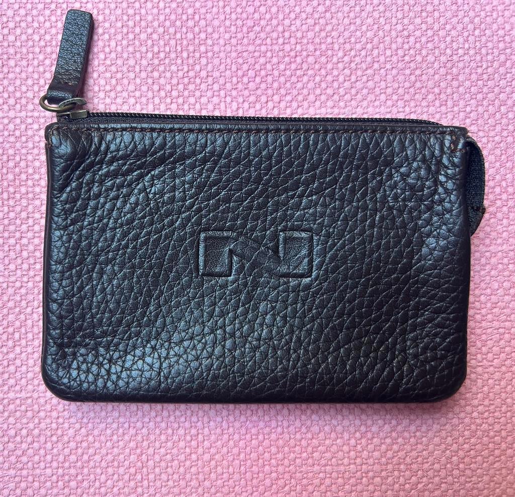 Nathan bruine kaarthouder, Ophalen of Verzenden, Zo goed als nieuw, Bruin, Leder