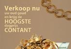 Goud inkoop hoogste prijs garantie !, Bijoux, Sacs & Beauté, Bijoux anciens, Enlèvement ou Envoi, Or, Pendentif, Avec pierre précieuse