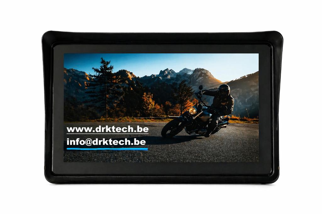 7” inch Waterdicht Motor GPS Navigatiesysteem – DRK-700M-BT, Motos, Accessoires | Systèmes de navigation, Neuf, Info@drktech.be
