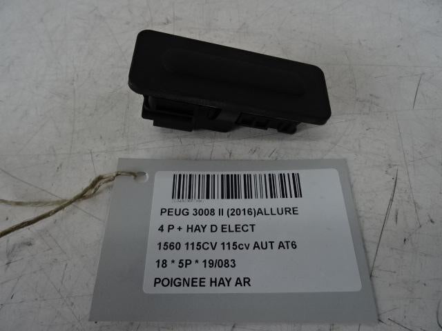 POIGNEE COFFRE / HAYON ARRIERE 3008 II (M4 / MC / MJ / MR), Utilisé, Peugeot