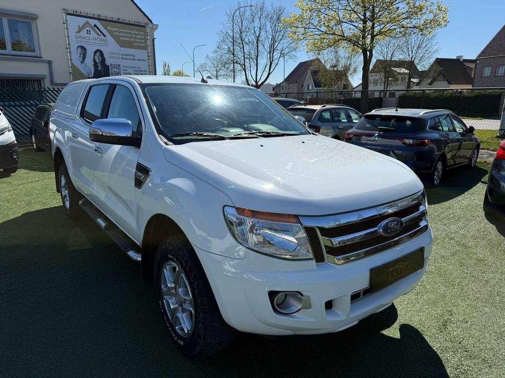 Ford Ranger 2.2 TDCi Limited°LICHTE VRACHT°EURO 5 B, Auto's, Stof, Gebruikt, 4 cilinders, Wit