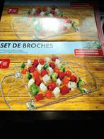 2x Nieuwe Barbecue Spiesensets (RVS) - in verpakking, Ophalen, Nieuw