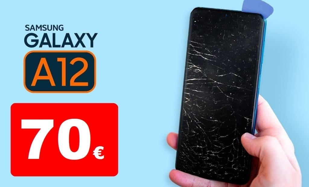 Réparation écran Samsung Galaxy A12 pas cher à 70€ Garantie, Enlèvement, Samsung