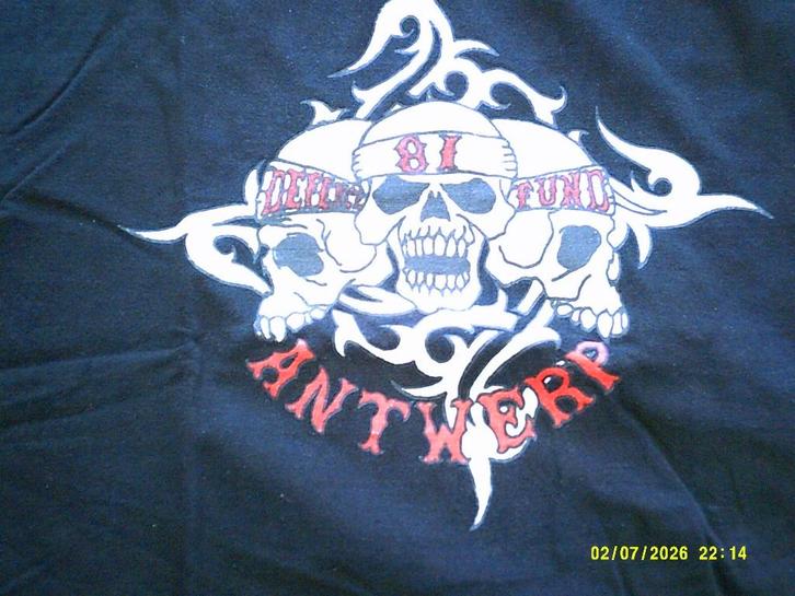 Support (81) T-shirt demotorétrodesannées 90 (Anvers) Bikers, Vêtements | Hommes, T-shirts, Porté, Taille 56/58 (XL), Noir, Enlèvement ou Envoi