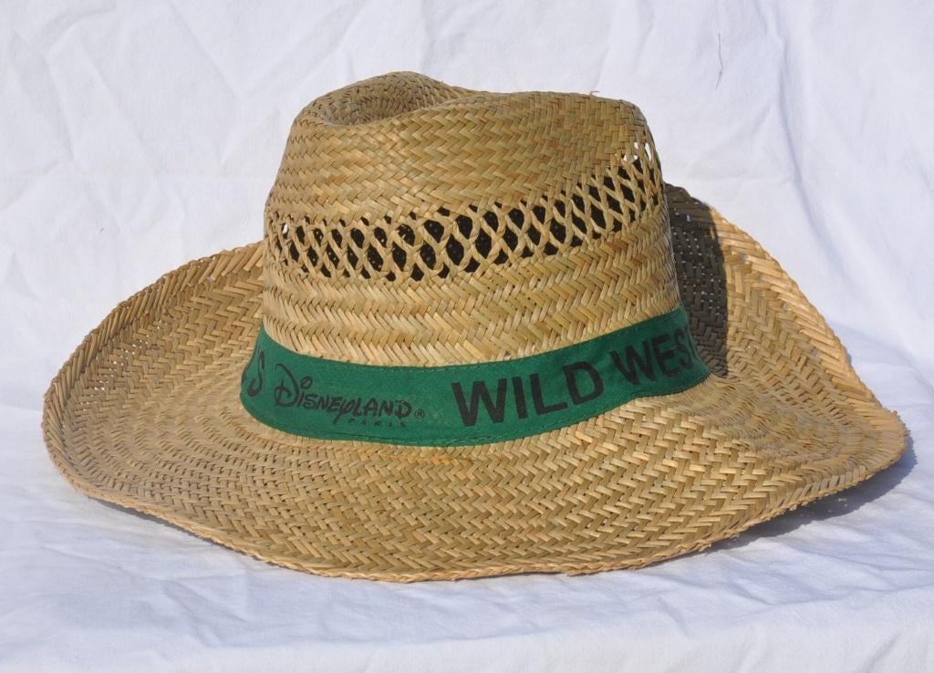 chapeau de paille disneyland fuffalo bill, Enlèvement ou Envoi, Disneyland, Chapeau, Comme neuf