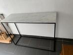 Marmere sidetable van Maison Du Mond., Ophalen, 100 tot 150 cm, Zo goed als nieuw, Modern, strak, desing