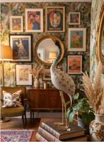 kraanvogel vintage beeld, Ophalen