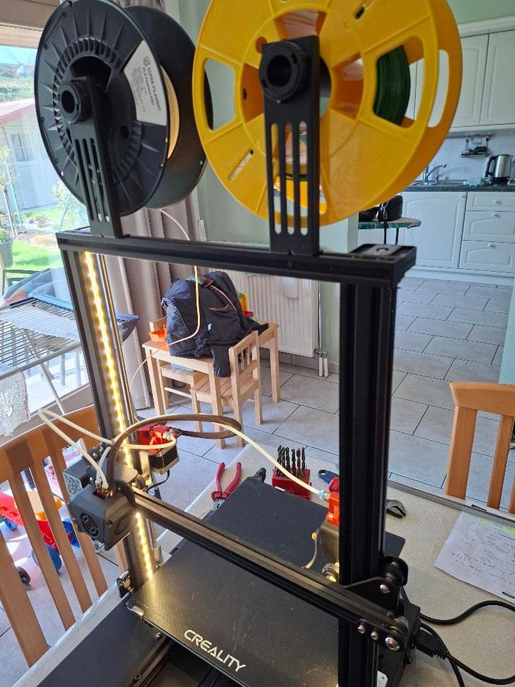 Extrudeuse double grand format Creality CR-X, Informatique & Logiciels, 3D Imprimantes, Utilisé, Enlèvement