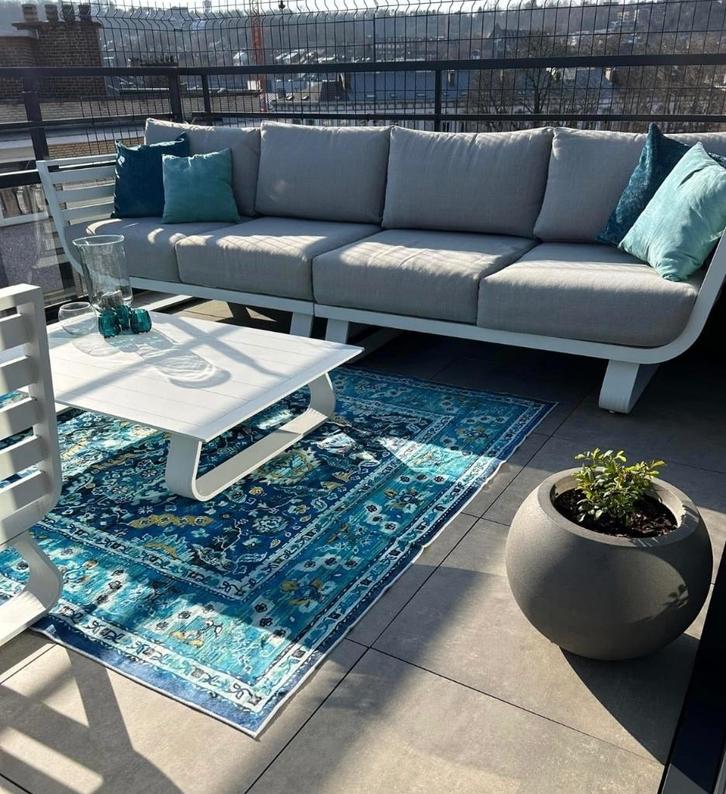 Mobilier de jardin, Jardin & Terrasse, Ensembles de jardin, Comme neuf, Sets de jardin, Aluminium, 6 places, Enlèvement