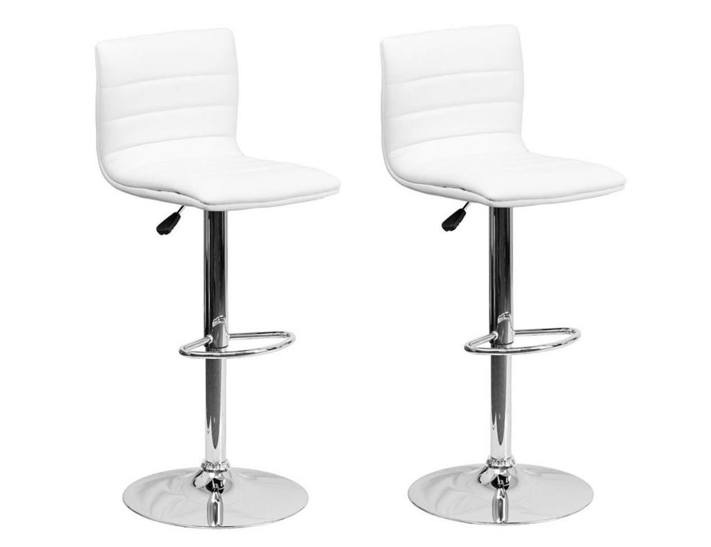 Nieuw barkruk kleur wit 40 euro per stuk p.u., 5 tabourets ou plus, Enlèvement, Neuf, Avec repose-pieds