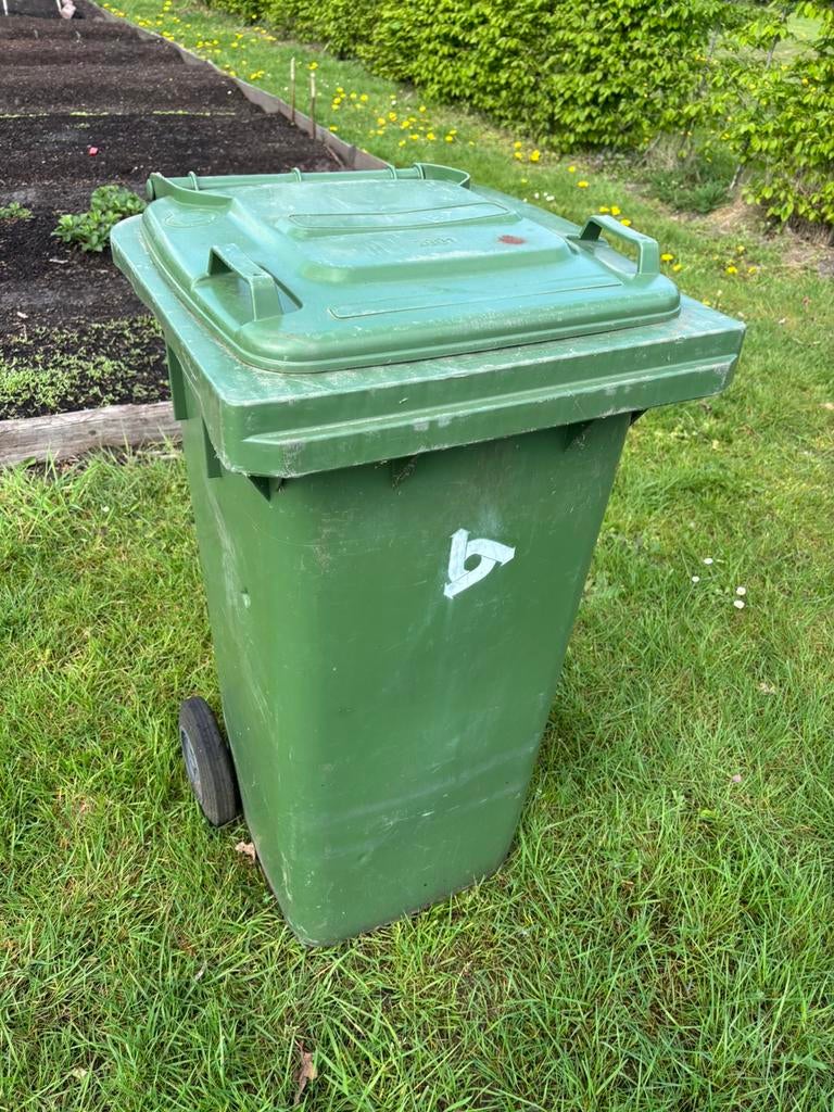 Groencontainer, Ophalen, Kunststof, 40 liter of meer, Zo goed als nieuw