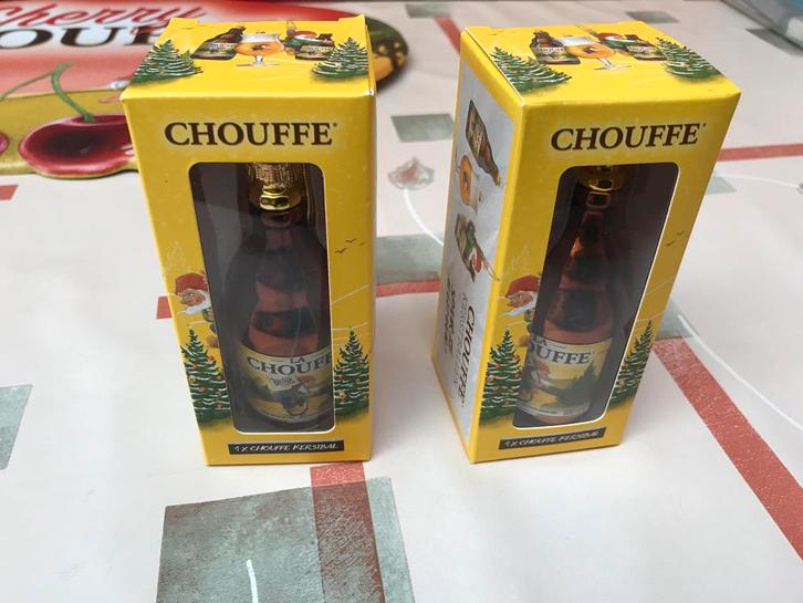 Boules de Noël Chouffe, 2 pour 13€, Collections, Marques & Objets publicitaires, Neuf, Autres types, Enlèvement ou Envoi