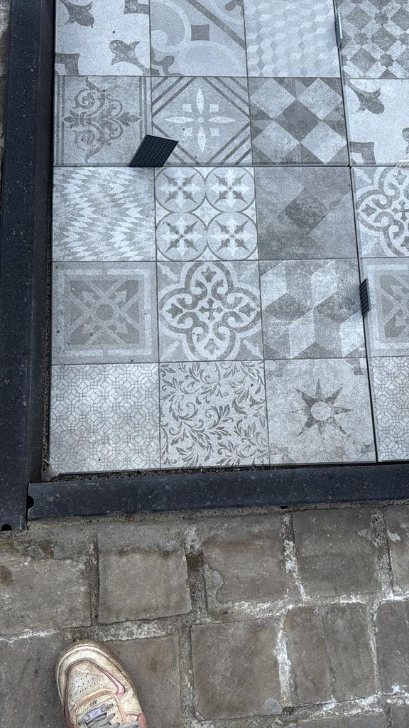 Keramiek tegel, Tuin en Terras, Ophalen, Nieuw, Keramiek, Terrastegels