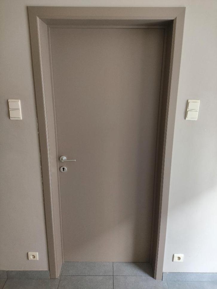 Binnendeuren gratis, Doe-het-zelf en Bouw, Deuren en Vliegenramen, Gebruikt, Binnendeur, 200 tot 215 cm, 80 tot 100 cm, Hout, Ophalen