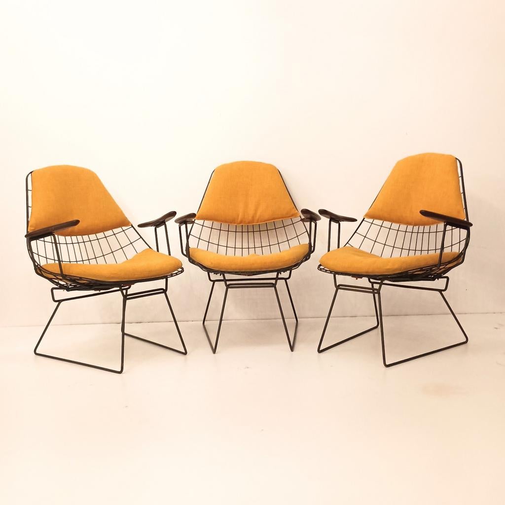 Cees Braakman pour Pastoe wire chairs, Enlèvement ou Envoi, Métal